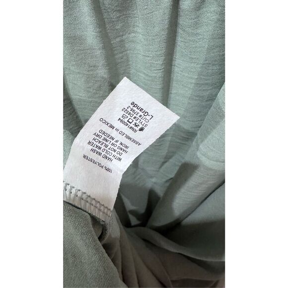 See you Monday green dress size large flowy beach vacation - Picture 6 of 9